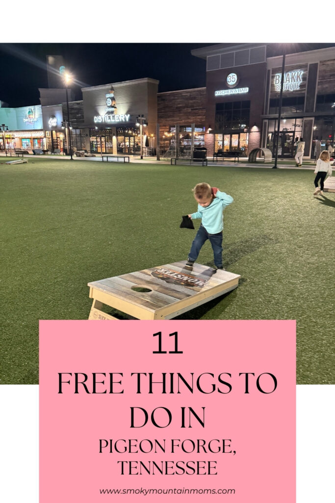 Free Things to do in Pigeon Forge Tennessee Smoky Mountains budget friendly cheap unique kids fun 