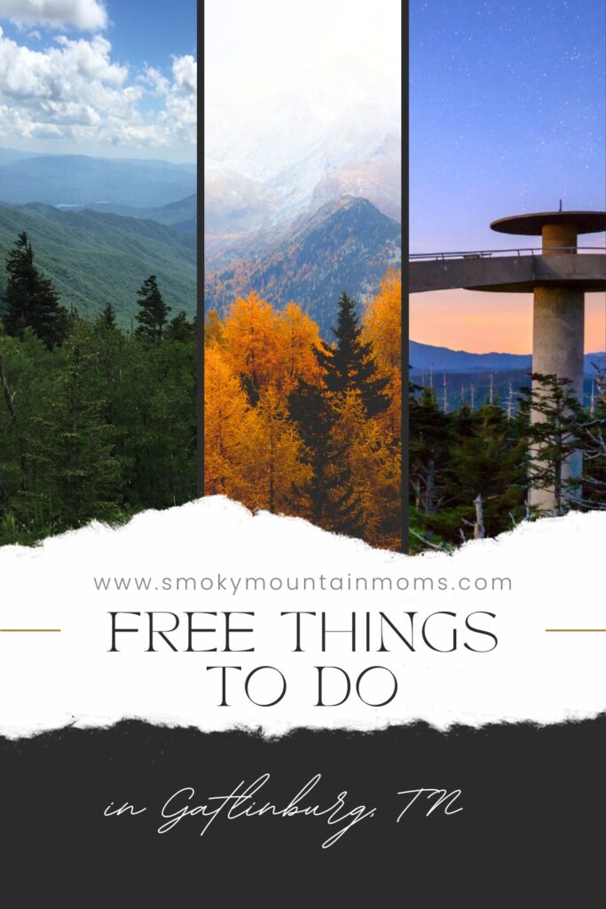 Free Things To Do in Gatlinburg Tennessee Pigeon Forge Smoky Mountain TN Sevierville 