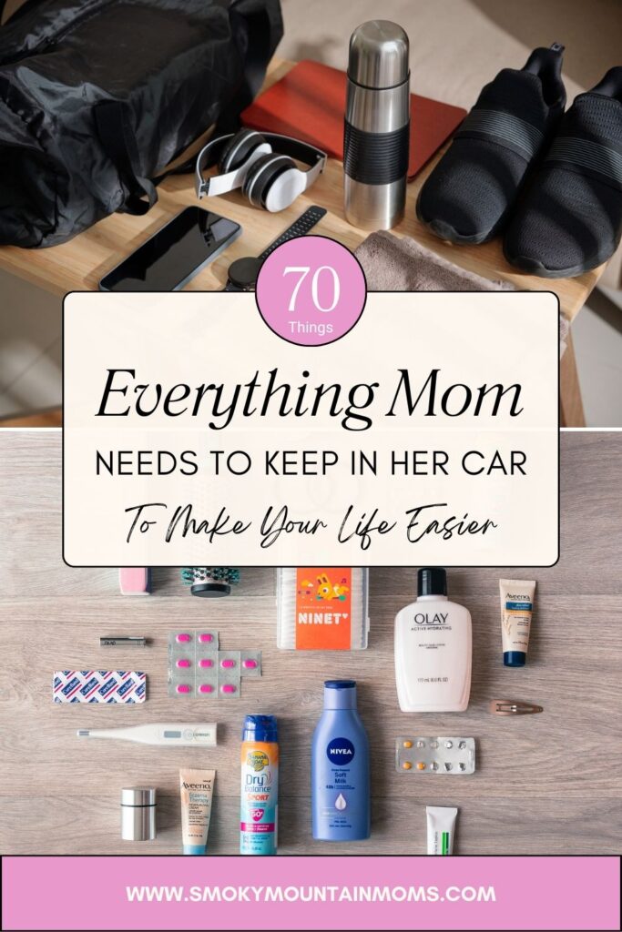 Everything a mom should keep in her car organization for busy moms essentials