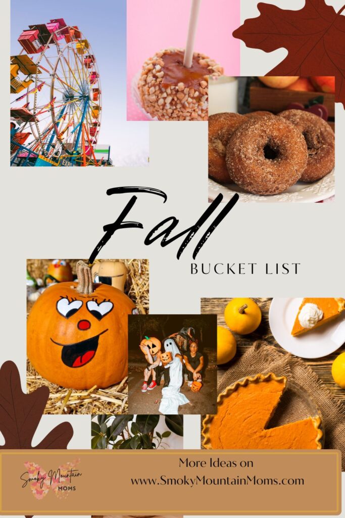 Halloween October Fall Autumn Bucket List Things to do